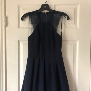BCBGeneration Navy (size 2) cutout dress